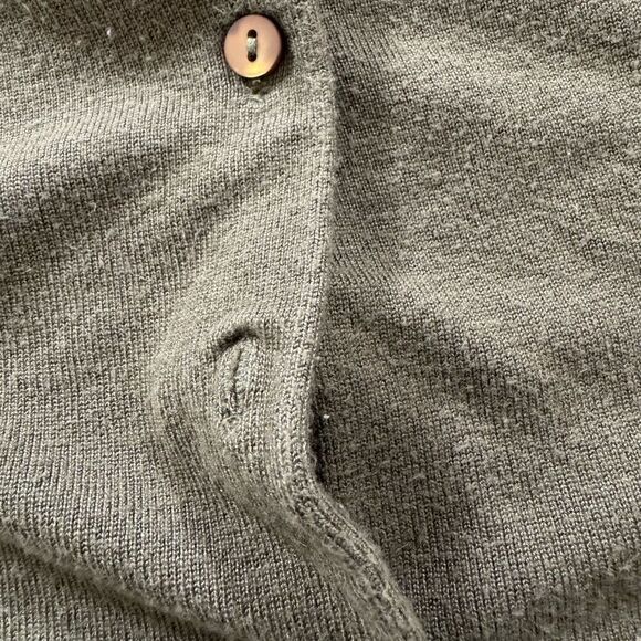 Charter Club Green Women’s Button Up Sweater Size Medium Rayon Blend Casual - Picture 5 of 11